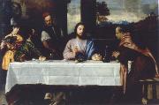 The meal in Emmaus TIZIANO Vecellio